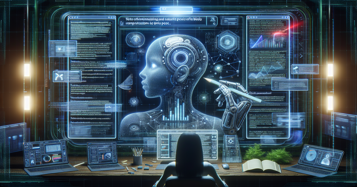 A visual representation of a free article writer in action, powered by artificial intelligence