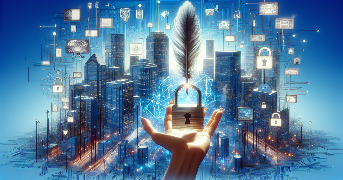 Illustration of the digital landscape with elements such as AI and SEO, showcasing the unlocking of 'content writing services' potential.